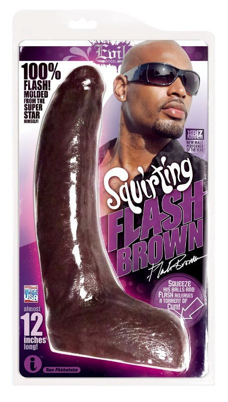 Icon Male Flash Brown Squirting Cock Realistic Dildos