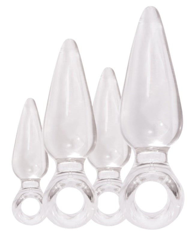 Jolie Trainer Kit - Clear Butt Plug Set Sex Kits