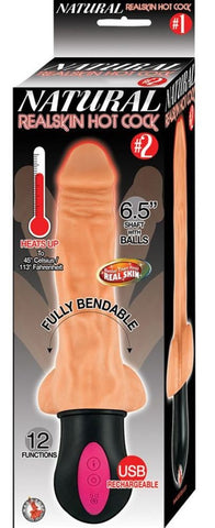 Natural Realskin Hot Cock With Balls - Realistic Dildos
