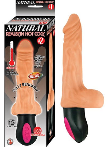 Natural Realskin Hot Cock With Balls - Realistic Dildos