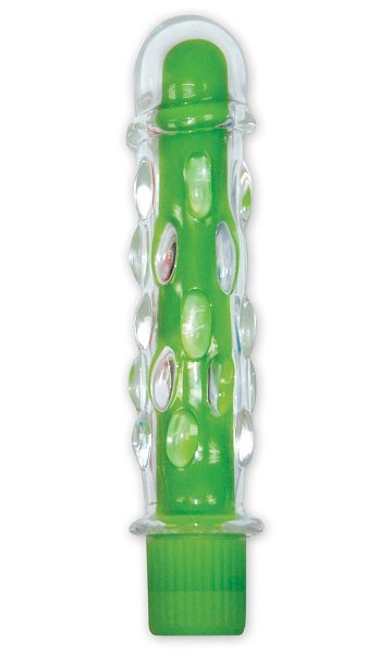 Neon Glass G-Spot Vibrator Caress Glass Sex Toys