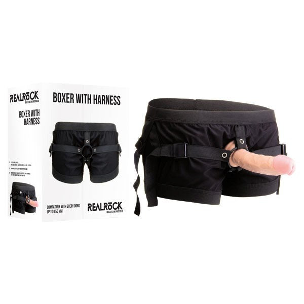 Realrock Boxer With Harness Strap On Sextoys