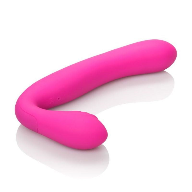 Rechargeable Silicone Love Rider Strapless Strap-On Pink Strap On Sextoys