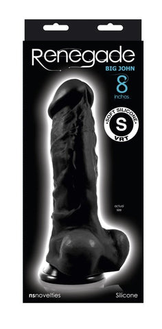 Renegade Big John Black - Realistic Dildos