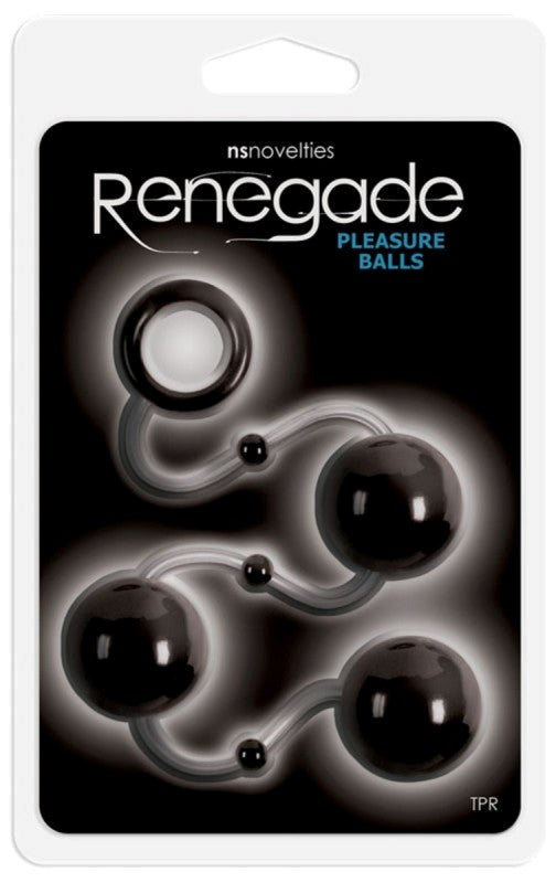 Renegade Pleasure Balls Black Anal Beads and Balls