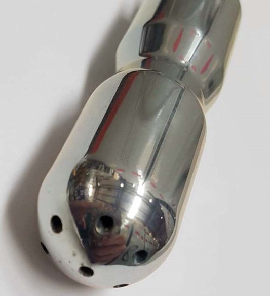 Shower Head Metal Anal Douche - Steel Sex Toys