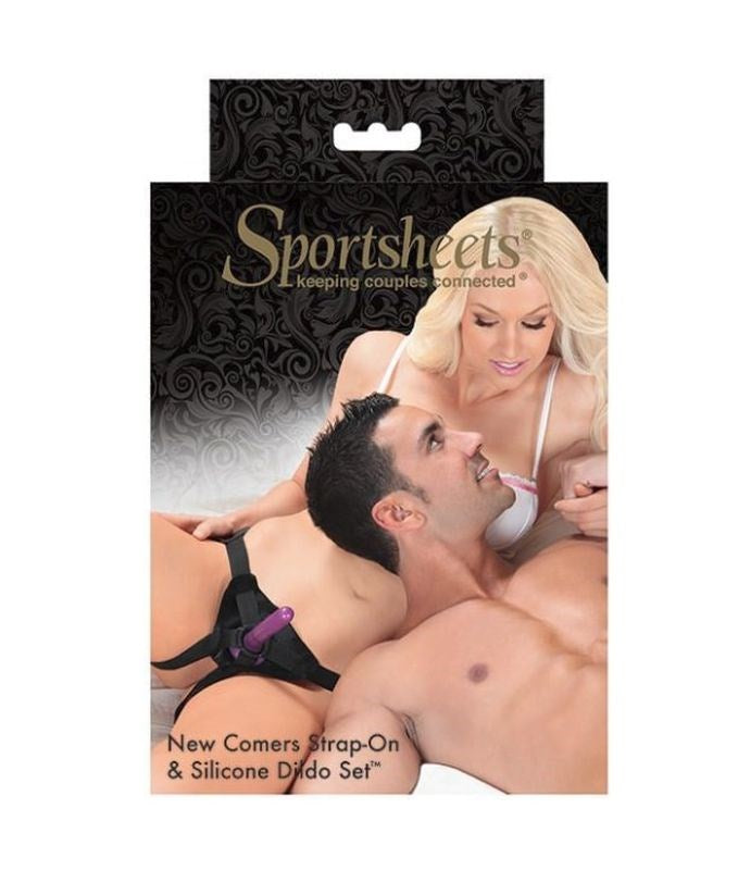 Sportsheets New Comers Strap On and Dildo Set Strap On Sextoys