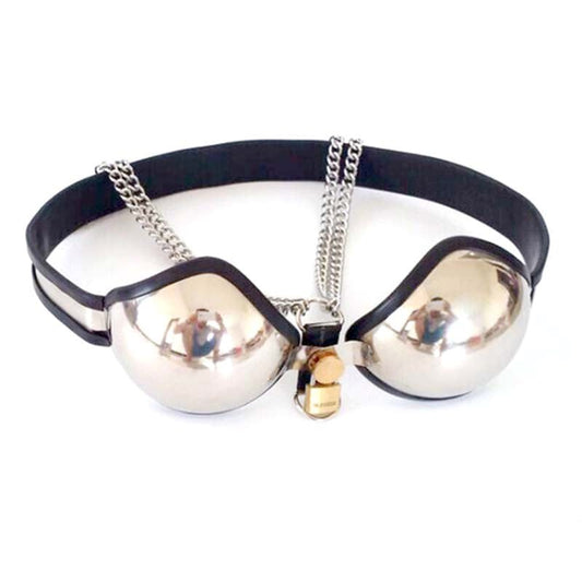 Stainless Steel Bra - Steel Sex Toys