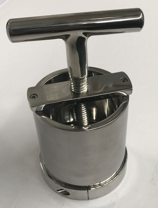 Steel Ball Flask & Crusher - Steel Sex Toys