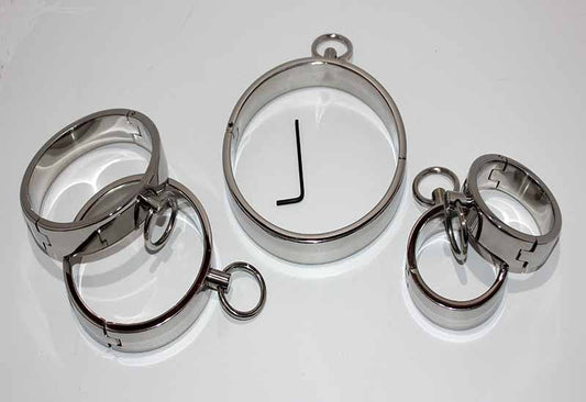 Steel Bondage Restraint Kit - Steel Sex Toys