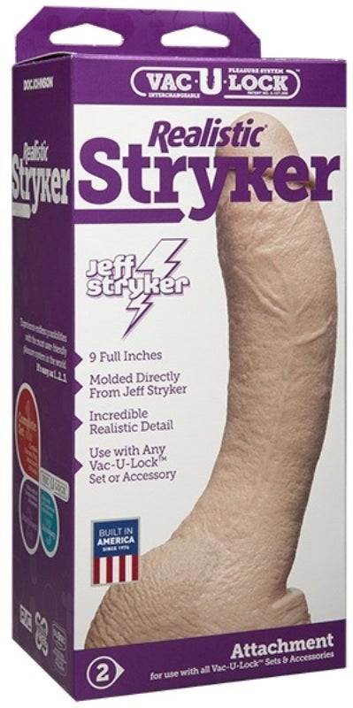 Stryker Real Cock Vac U Lock Strap On Sextoys