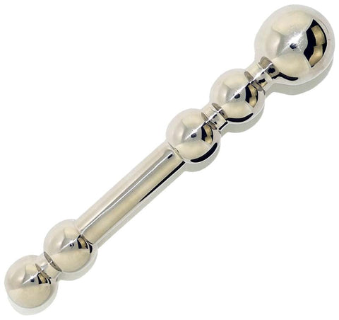 The Brit Surgical Steel Kegel Exercizer Barbell - Steel Sex Toys