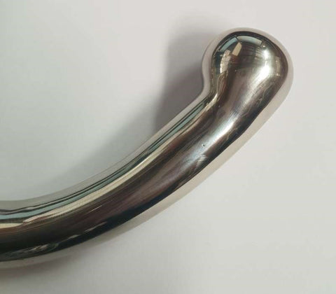 The Chrome Crescent Double Ended Dildo - Double Ender