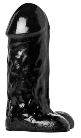 The Cyclops Thick 10 Inch Dildo Black - Realistic Dildos