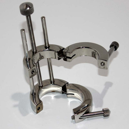 Torture Well Ball Stretcher - Steel Sex Toys