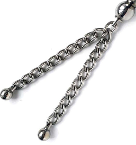 Triple Kegel Ball With Twin Chains - Steel Sex Toys