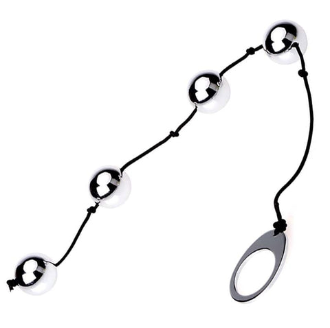 Utimi Stainless Steel Anal Balls x 4 - Steel Sex Toys