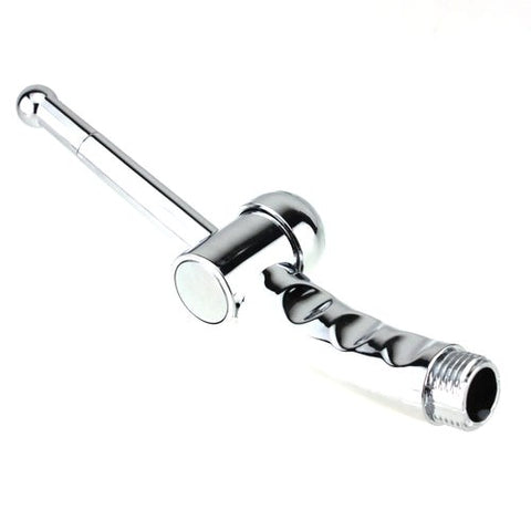 Vaginal Shower Cleaner With Switch - Steel Sex Toys