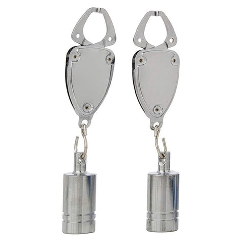 Weighted Nipple Clamps - Sold as Single Unit - Breast and Nipple Toys