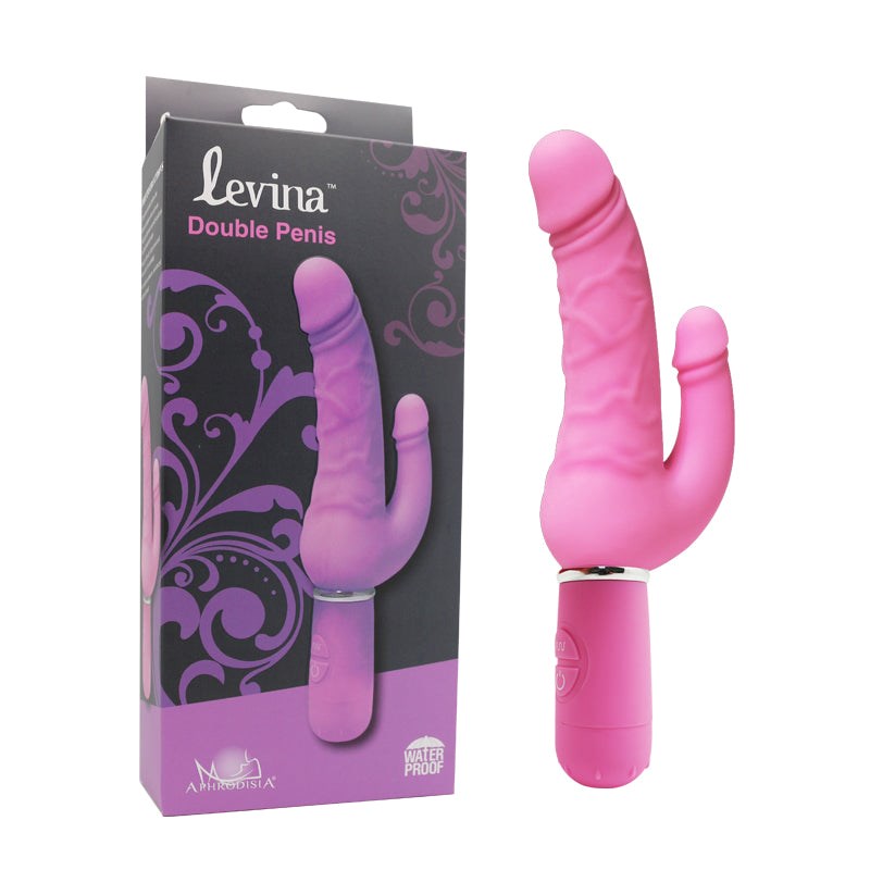 Aphrodisia Levina Double Penis Vibrating Dildos