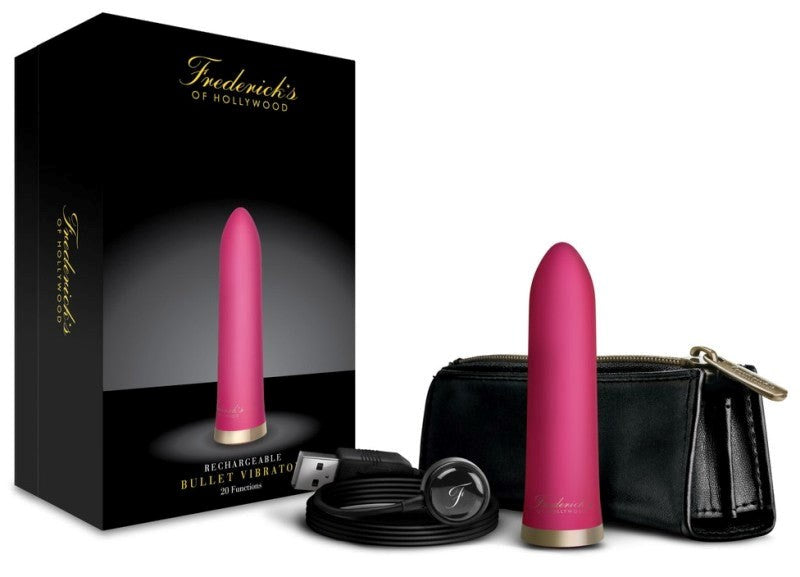 Fredericks Of Hollywood Rechargeable Bullet Vibrator Waterproof Vibrators
