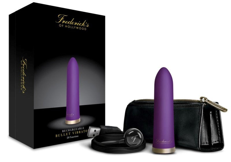 Fredericks Of Hollywood Rechargeable Bullet Vibrator Waterproof Vibrators