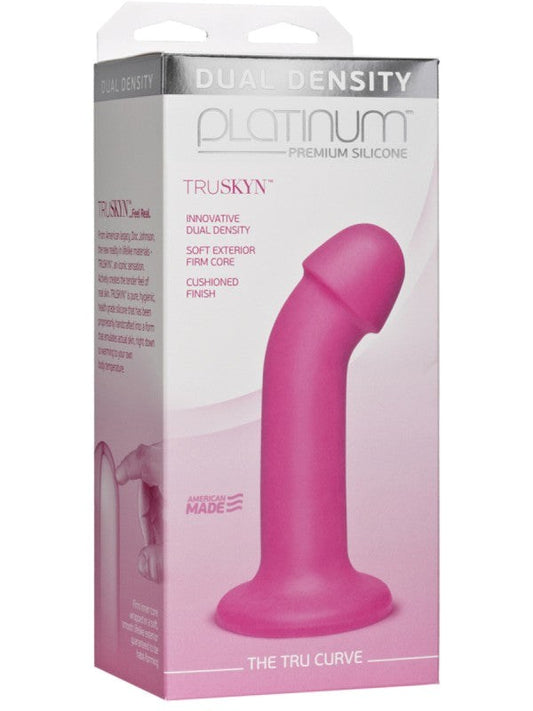 Doc Johnson Platinum The Tru Curve G Spot Dildo - Realistic Dildos