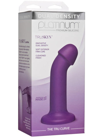 Doc Johnson Platinum The Tru Curve G Spot Dildo - Realistic Dildos