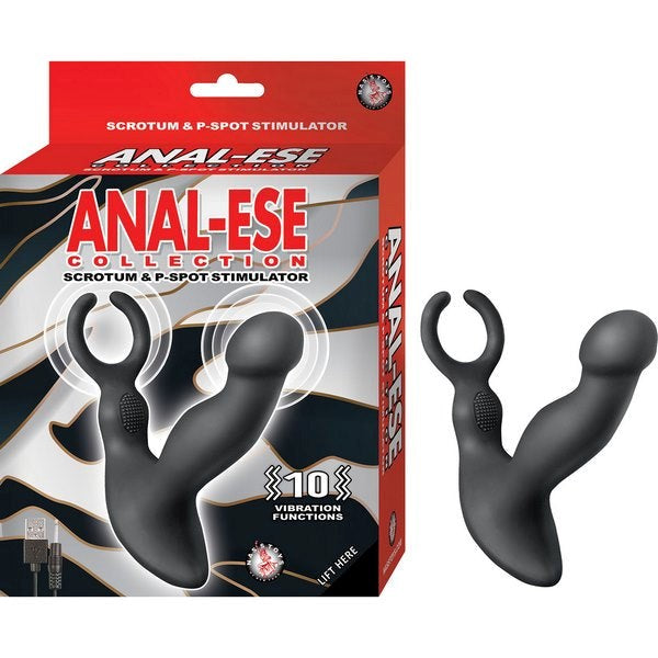 ANAL-ESE Scrotum and P-Spot Stimulator Prostate Toys