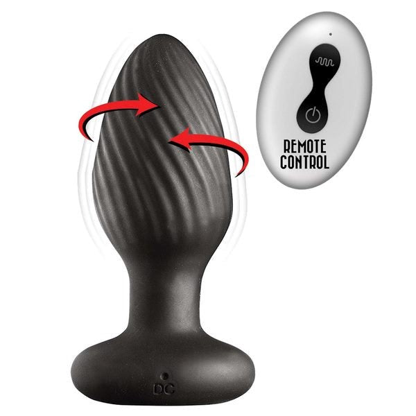 ASS-SATION Remote Vibrating and Rotating Anal Plug Butt Plugs