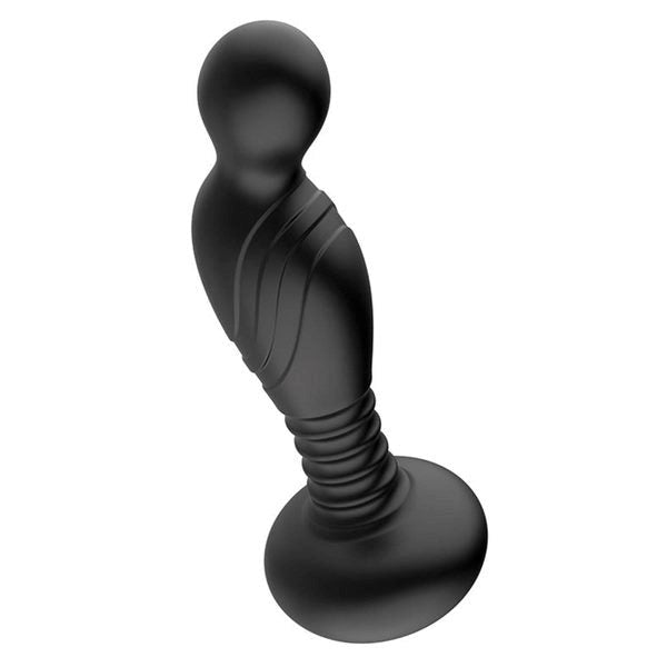 ASS-SATION Remote Vibrating P-Spot Plug Textured Shaft Prostate Toys