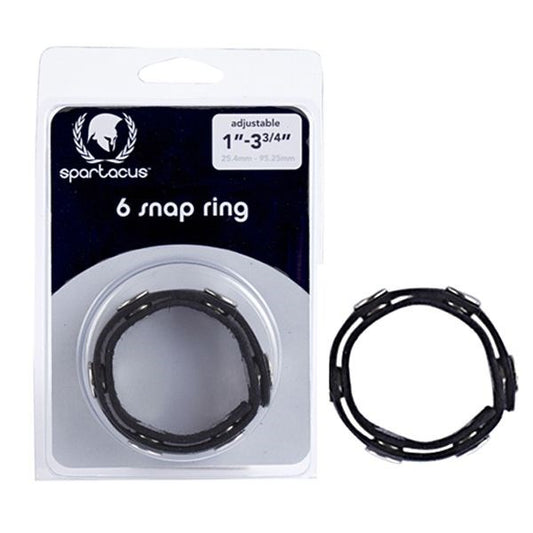 Spartacus Adjustable Leather Penis Ring - Comfort and Control - Cock Rings