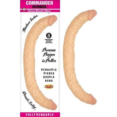 COMMANDER DONGS - Lifelike 13" Dual Pleasure Massager - Double Ender