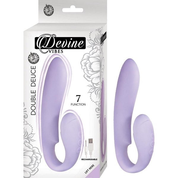 DEVINE VIBES Double Deuce Internal and External Stimulator G-Spot Vibrators