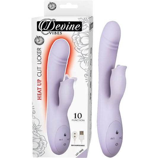 Dual-Motor Bliss - DEVINE VIBES Heated Clit Stimulator - Rabbit Vibrators
