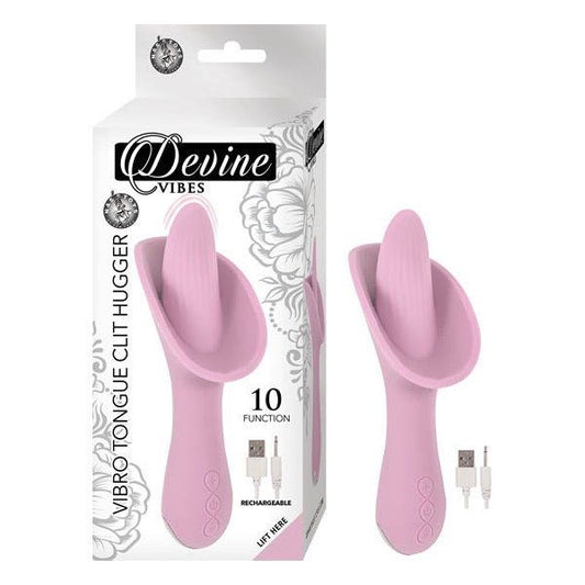 DEVINE VIBES Rechargeable Clit Pleasure Massager - Clit Ticklers and Pulsators