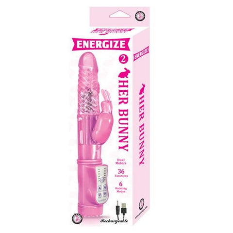 Nasstoys ENERGIZE Her Bunny 2 - Dual Motor Rabbit Vibrator - Rabbit Vibrators