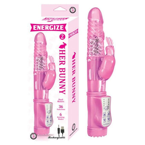 Nasstoys ENERGIZE Her Bunny 2 - Dual Motor Rabbit Vibrator - Rabbit Vibrators