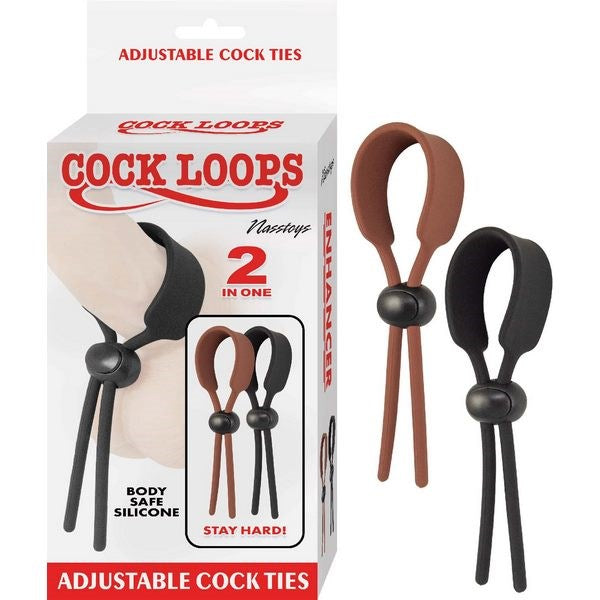 ENHANCER Cock Loops 2 Pack Adjustable Stretchy Cock Rings