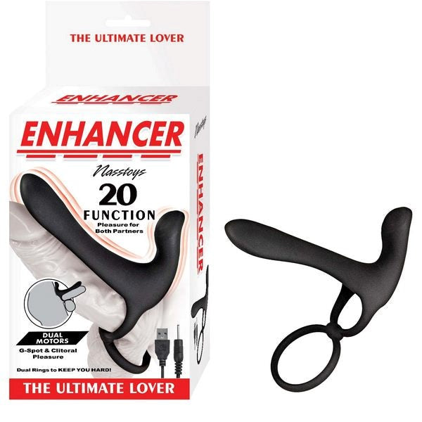 ENHANCER The Ultimate Lover P-Spot Probe With C-Rings Prostate Toys