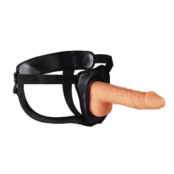 ERECTION ASSISTANT Hollow Strap-On - 9.5 Inches Strap On Sextoys