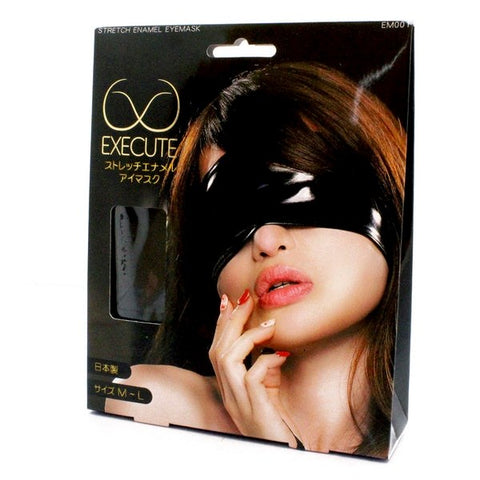 Luxurious Wet-Look PVC Blindfold for Erotic Sensations - Masks And Blindfolds