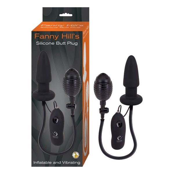 FANNY HILLS Silicone Inflatable And Vibrating Butt Plug Inflatable Dildos and Vibrators