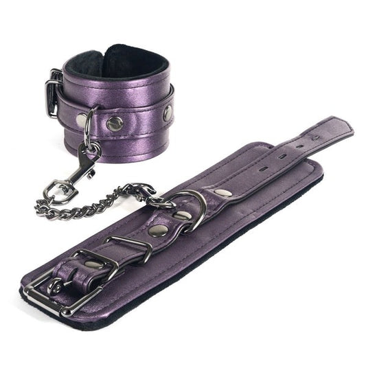 Spartacus Enterprises Galaxy Legend Velvety Leather Wrist Cuffs - Cuffs and Restraints