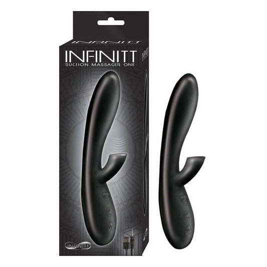 INFINITT Suction Massager - Dual Stimulation for Euphoric Ecstasy - G-Spot Vibrators