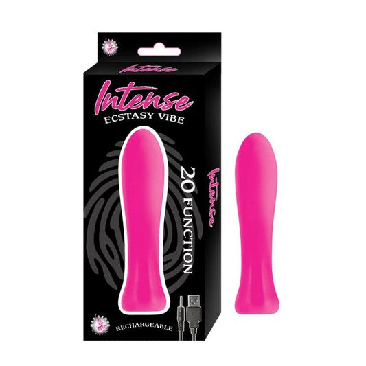 INTENSE Ecstasy 4.5" Rechargeable Silicone Vibe - Bullet Vibrators