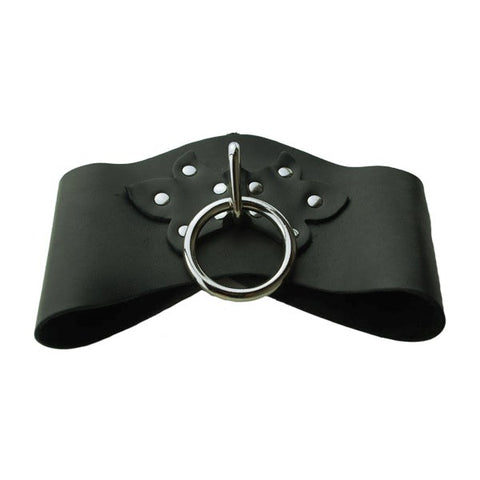 Spartacus Premium Leather Bondage Posture Collar - Collars and Leads