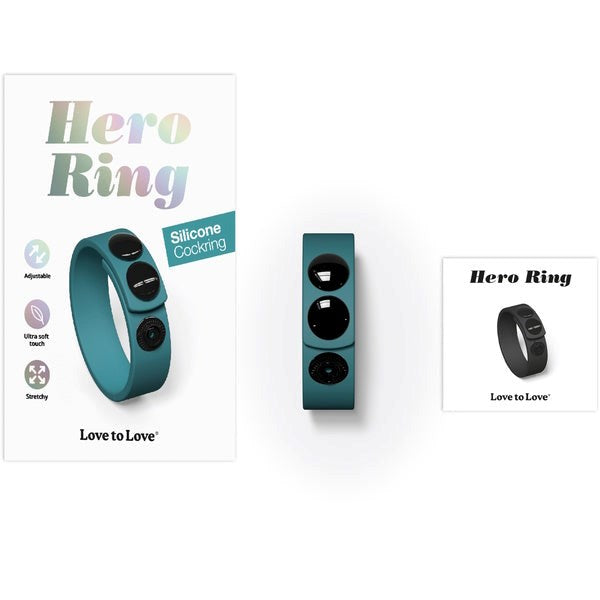 LOVE TO LOVE Pleasure-Enhancing Silicone Cock Ring Stretchy Cock Rings