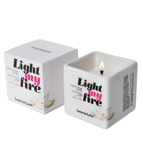 LOVE TO LOVE Light My Fire Fragrant Candles Bath and Intimate Fragrances