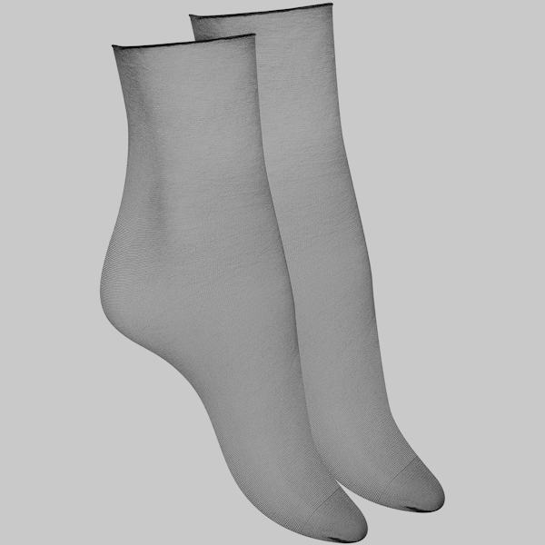 MAISON CLOSE Cut and Curled Iocnic Sheer Socks Fancy Dress Ups